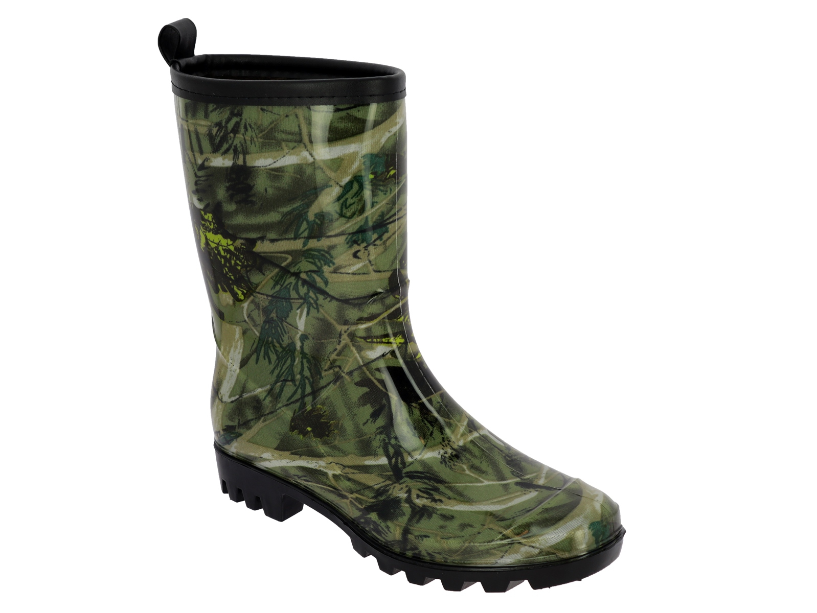 .Da.-Regenstiefel, PVC-Sohle, Warmfutter, PVC+PU, khaki