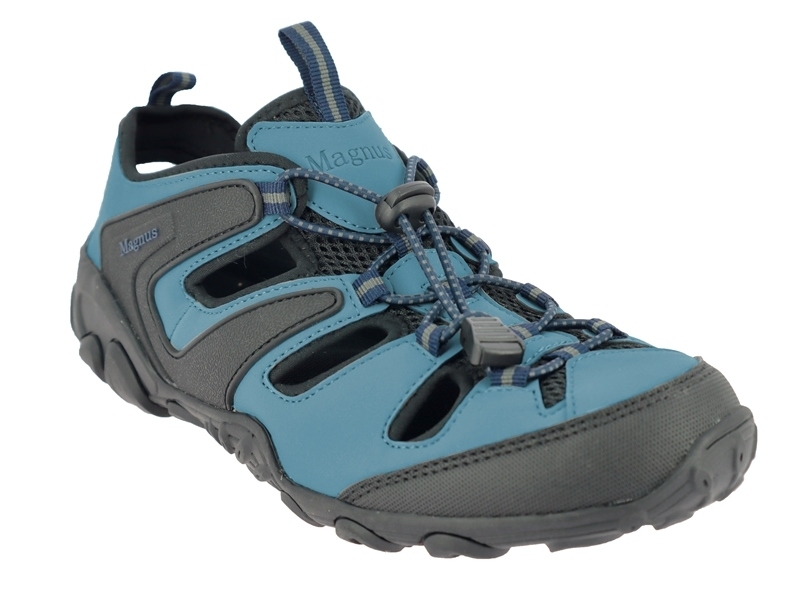 .He.-Sandalette, Gummi-Sohle, vorn zu, Band z. verstellen, PU, navy
